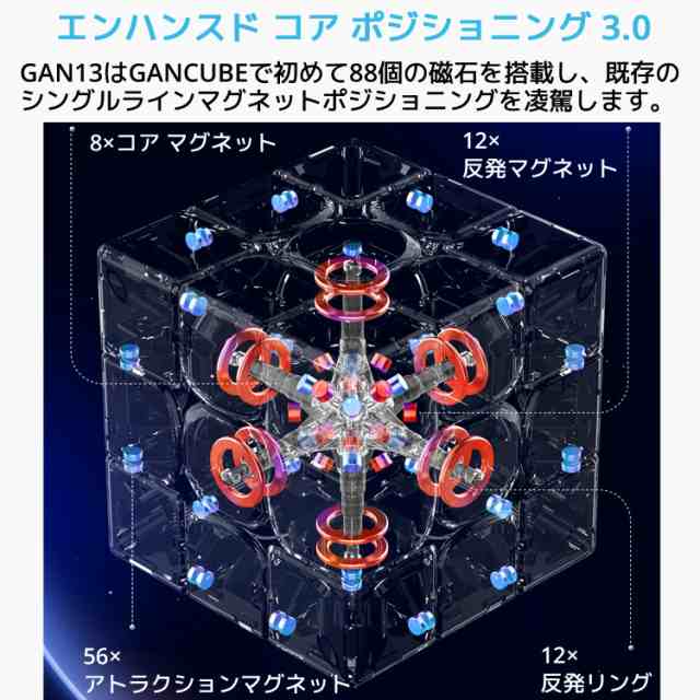 GAN 13 Maglev UVルービックキューブスピードキューブ立体パズル磁石
