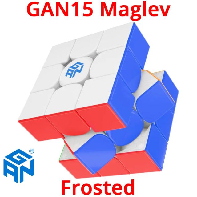 【3か月保証】GANCUBE GAN15 Maglev Frosted フロステッド ガン 15 マグレブ ガンキューブ 3x3 スピード キューブ マグネット 磁石 内蔵 ステッカーレス 調整可能