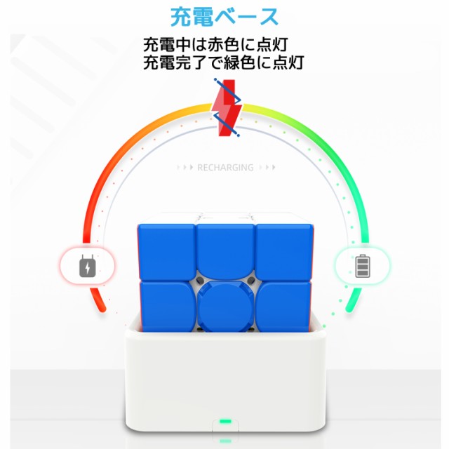 3か月保証】Gancube GAN356 i 3 ステッカーレス スピードキューブ 磁力調整 CubeStation GanRobot対応  スマートキューブ 競技用 ルービックキューブ 3x3 ガンキューブ GAN356i3 Stickerless 3x3x3 白 磁石 公式 圧縮  マグネット 内蔵 キューブ キューブステーションの通販 ...