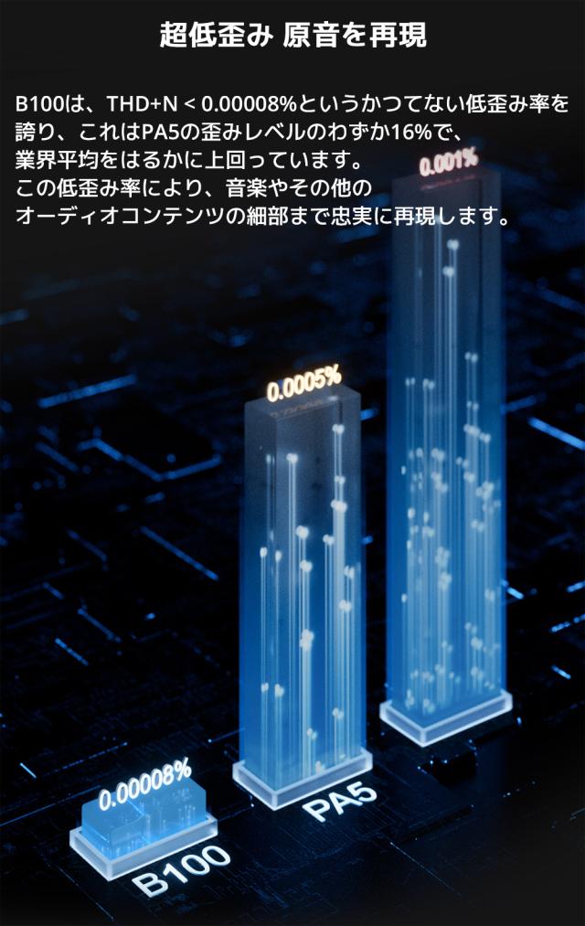 1年保証 TOPPING B100 モノラル ピュア パワーアンプ TRS XLR 入力