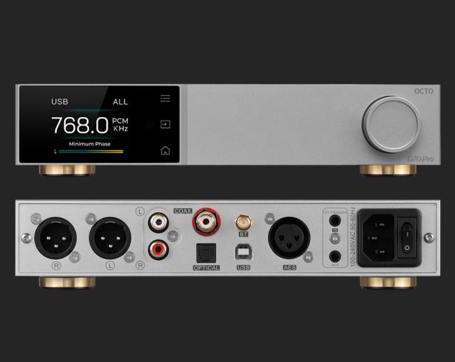 1年保証 Topping D70 Pro OCTO HIFI DAC トッピング ハイレゾ CS43198×8 Bluetooth5.1 LDAC対応 COAX OPT 同軸 光 入力 RCA XLR 出力 ダック DAコンバーター プリアンプ アンプ オーディオ 高音質 おすすめ 人気 オーディオ カラーディスプレイ_18