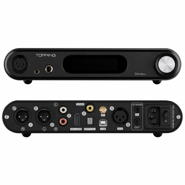 Topping トッピング DX7 Pro+ USB DAC ヘッドホンアンプ ハイエンドモデル ハイレゾ トッピング NFCA ヘッドフォン アンプ  ES9038PRO Bluetooth5.1 LDAC I2S Iis バランス アンバランス 4ピンXLR 4.4mm 6.35mm 入力 RCA  XLR 出力 DSD512 PCM768kHz 高音質 おすすめ 人気の ...