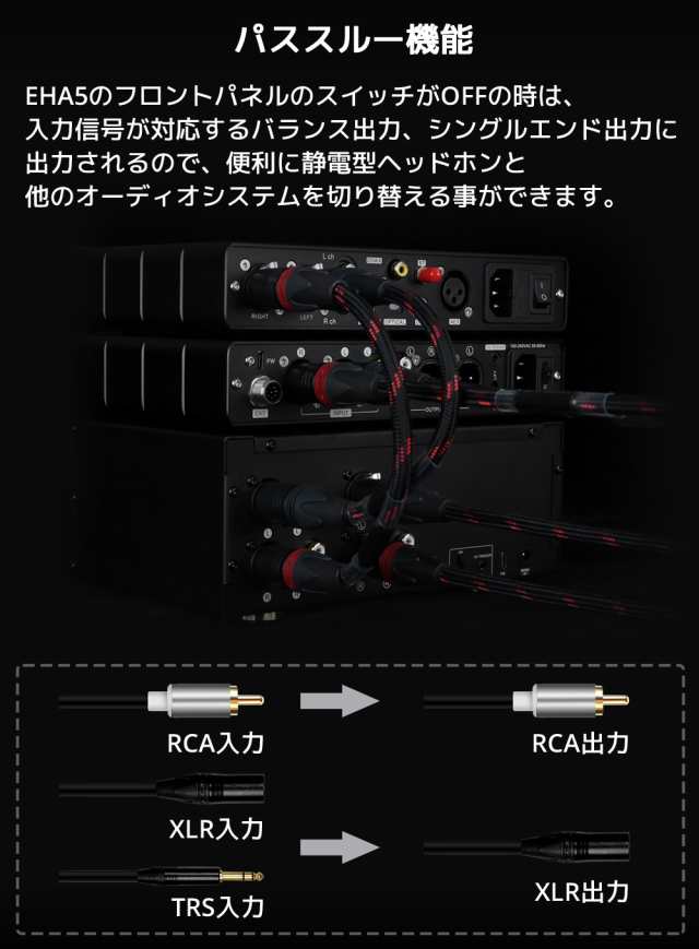 TOPPING トッピング EHA5 静電型ヘッドホンアンプ 5芯 静電型