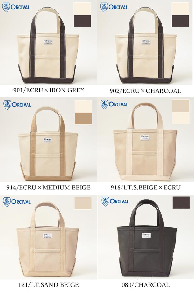 ORCIVAL オーシバル オーチバル キャンバストートバッグ（小）単色