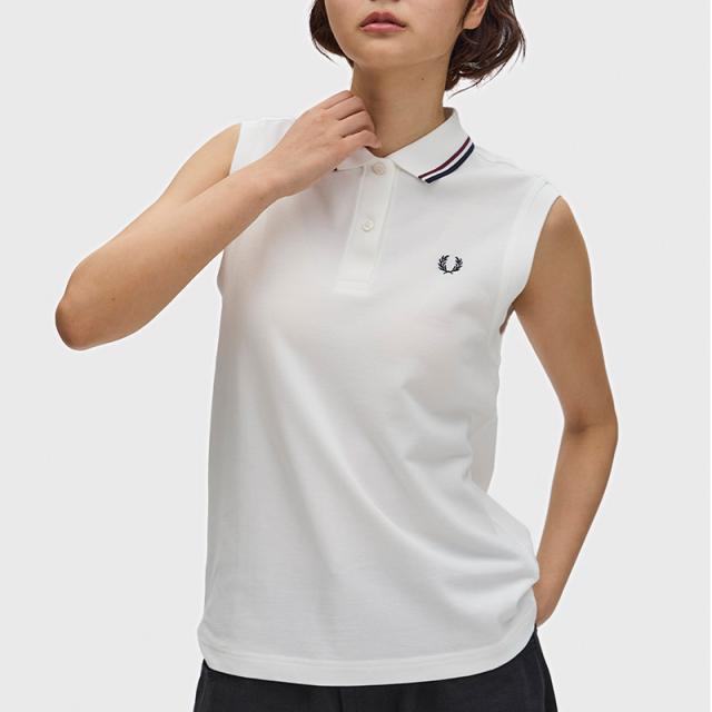 【FRED PERRY/フレッドペリー】The Fred Perry Shirt レディース ノースリーブ ポロシャツ・G7200