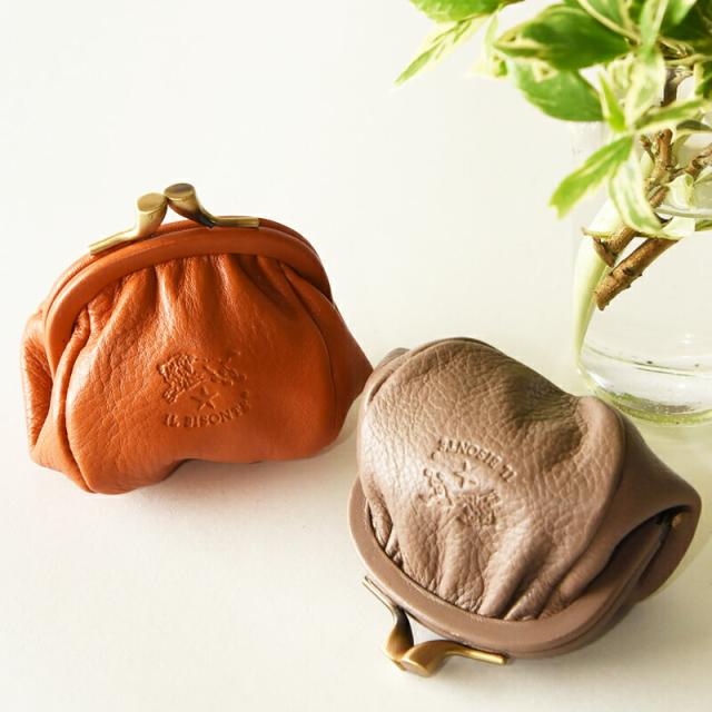 【国内正規取扱店】(イルビゾンテ 財布) IL BISONTE レザー がま口 コインケース 小銭入れ  5482305295 売れ筋 正規品  母の日 父の日 ギフト プレゼント 春財布【gs0】の通販は