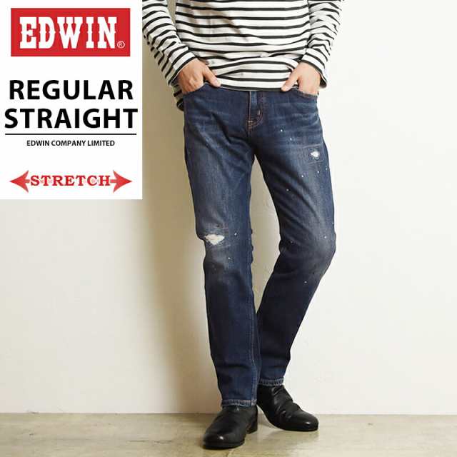 SALEセール38％OFF 裾上げ無料 EDWIN エドウィン 403 リメイクデニム ...