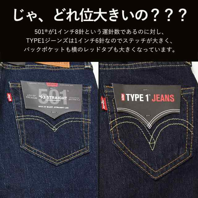 SALEセール42%OFF LEVI'S リーバイス タイプ1 TYPE 1 JEANS 502