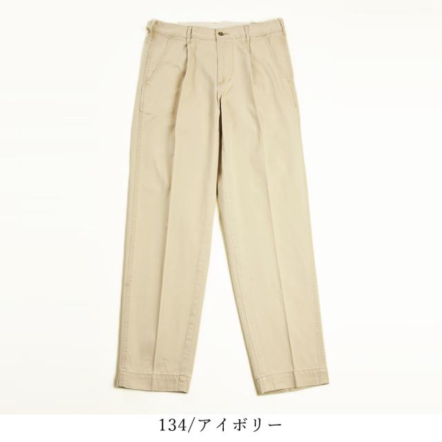 EDWIN エドウィン KHAKI TROUSERS CHINO タックテーパード テーパード トラウザーパンツ チノパン カラーパンツ K0705_13