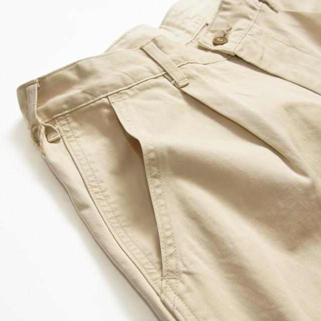 EDWIN エドウィン KHAKI TROUSERS CHINO タックテーパード テーパード トラウザーパンツ チノパン カラーパンツ K0705_8