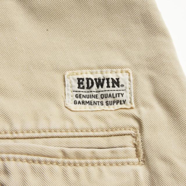 EDWIN エドウィン KHAKI TROUSERS CHINO タックテーパード テーパード トラウザーパンツ チノパン カラーパンツ K0705_11