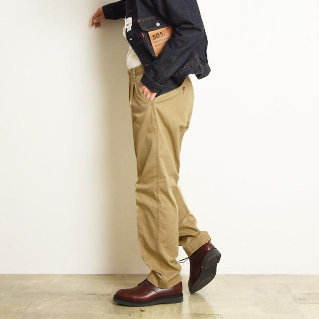 EDWIN エドウィン KHAKI TROUSERS CHINO タックテーパード テーパード トラウザーパンツ チノパン カラーパンツ K0705_4