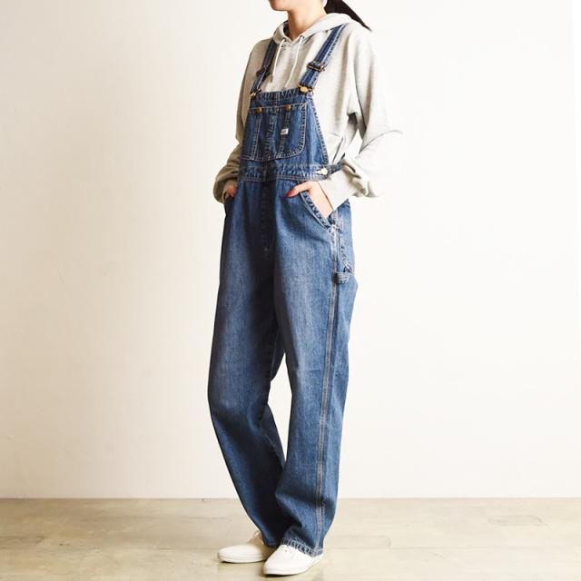 Lee リー テーパード オーバーオール サロペット オールインワン デニムパンツ ジーンズ ジーパン キャンプ アウトドア レディース 女性 婦人 LL1184【gs0】_1