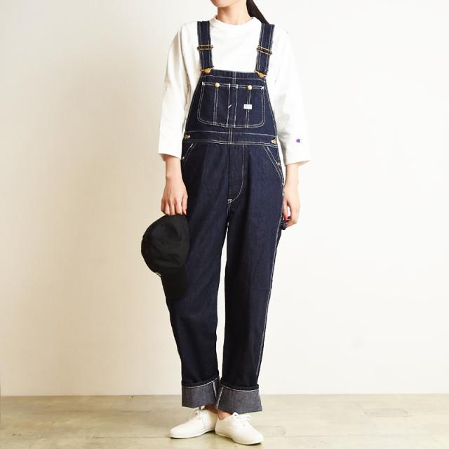 Lee リー テーパード オーバーオール サロペット オールインワン デニムパンツ ジーンズ ジーパン キャンプ アウトドア レディース 女性 婦人 LL1184【gs0】_3