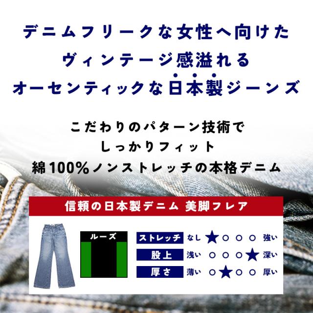 サムシング SOMETHING ヴィンテージ フレア デニムパンツ レディース ジーンズ ジーパン LISA SEA11_1