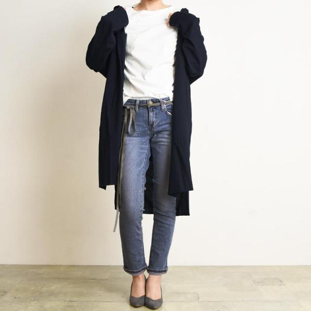 サムシング SOMETHING HANA テーパード ストレート デニムパンツ