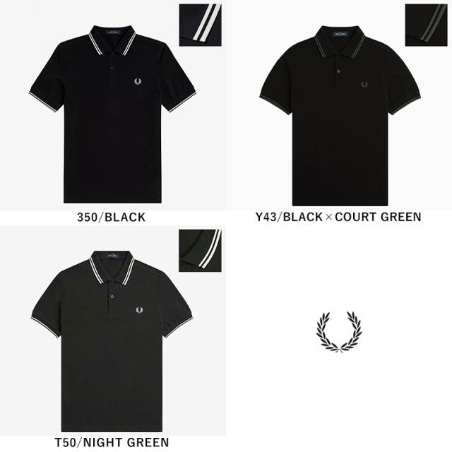 2025春夏新作 フレッドペリー FRED PERRY ポロシャツ 半袖 ツイン