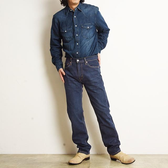 リーバイス LEVIS 505 レギュラーストレート ジーンズ デニムパンツ メンズ ストレッチ ジーパン 大きいサイズ 00505-2195/2855/1456 SALE Levis_5