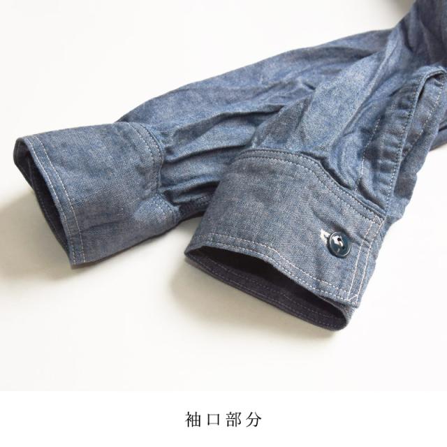 オアスロウ orSlow シャンブレーワークシャツ SLIM FIT CHAMBRAY WORK