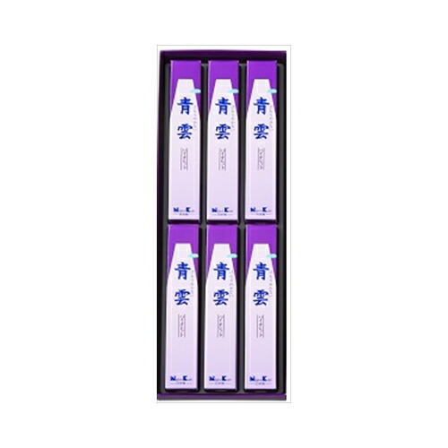 日本香堂 青雲バイオレット進物型6箱包装品　送料無料