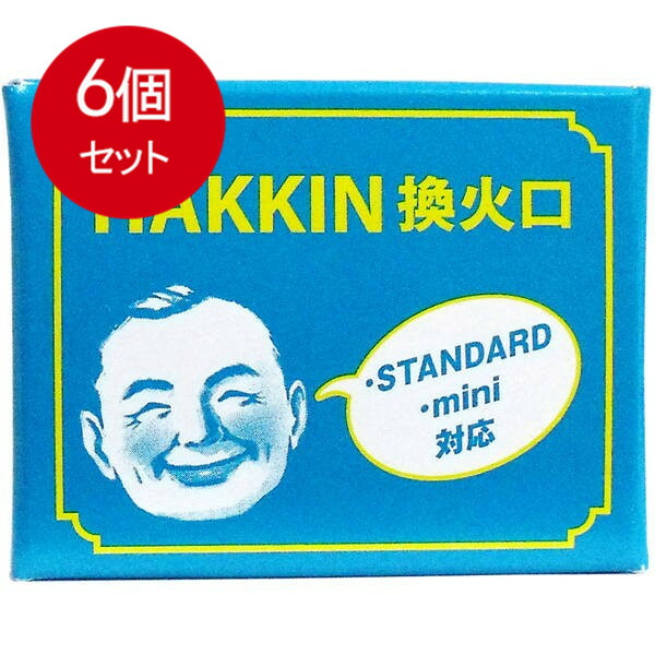 【6個まとめ買い】 ハクキンカイロ 換火口 メール便送料無料 × 6個セット