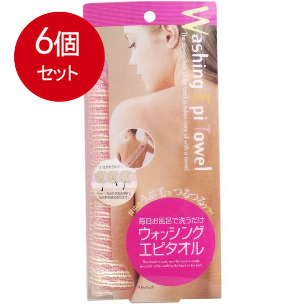 【6個まとめ買い】 ウォッシング エピタオル 1枚入送料無料 × 6個セット