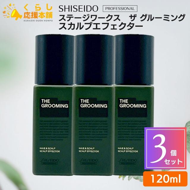 3個セット 資生堂プロフェッショナル ザ グルーミング スカルプエフェクター 120ml ヘアケア