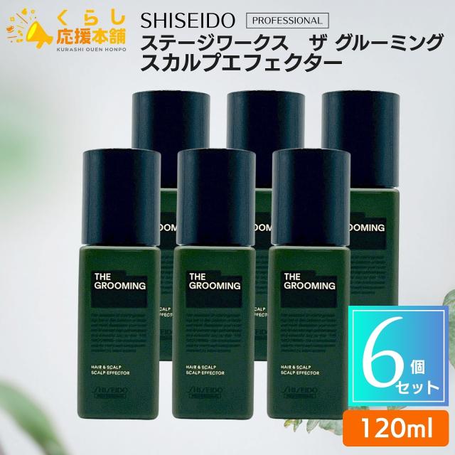 6個セット 資生堂プロフェッショナル ザ グルーミング スカルプエフェクター 120ml ヘアケア