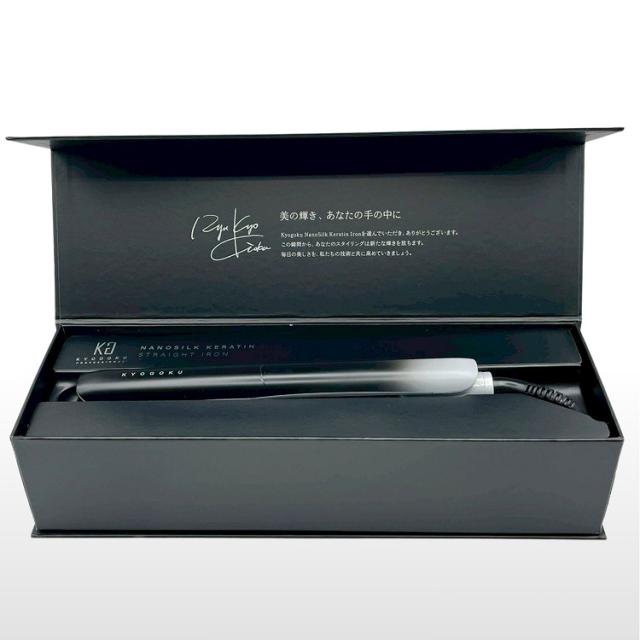 KYOGOKU ナノシルク ケラチン ストレートアイロン 京極琉 サロンリュウ