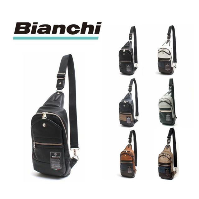 【ポイント10倍】Bianchi ビアンキ　ボディバッグ　TBPI-02　ワンショルダーバッグ　斜め掛け　通勤　通学　鞄　撥水　メンズ　レディース　自転車　おしゃれ　人気　正規取扱店　正規品　送料無料　ギフト　プレゼント　父の日の通販は