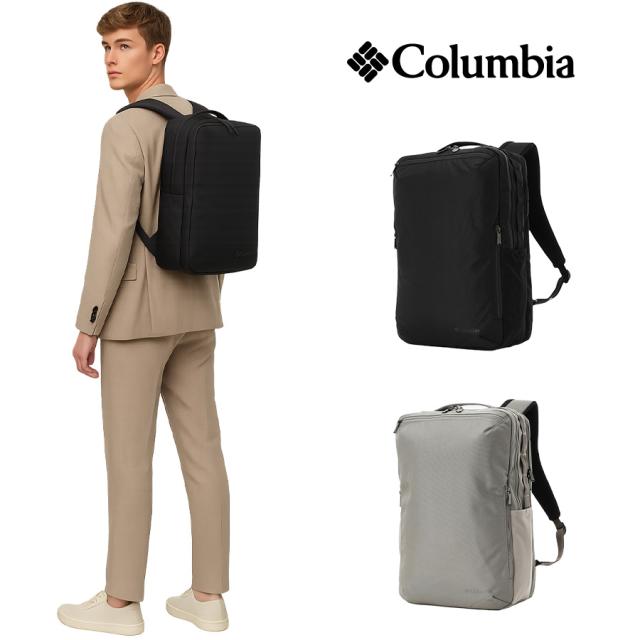【Columbia】PU8672 スターレンジ スクエアバックパックM リュック かばん ブラック 使いやすい お出かけ 普段使い ビジネス ユニセックス 多機能