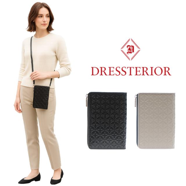 【DORESSTERIOR】864101 レザースマホショルダー ウェルシュ 鞄 かばん ショルダー 斜めがけ ドレステリア ブランド ブラック トープ レディース おしゃれ かわいい エレガント 使いやすい 母の日 プレゼント 誕生日 ギフト 贈り物 お誕生日