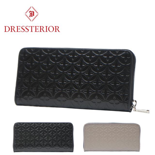 【SNSで話題のレザーケアクリームプレゼント中！】【DORESSTERIOR】864603 ラウンド長財布 ウェルシュ 財布 サイフ 長財布 ドレステリア ブランド ブラック トープ レディース おしゃれ かわいい プレゼント 誕生日 ギフト 贈り物 誕生日 牛革 本革 collonil コロニル