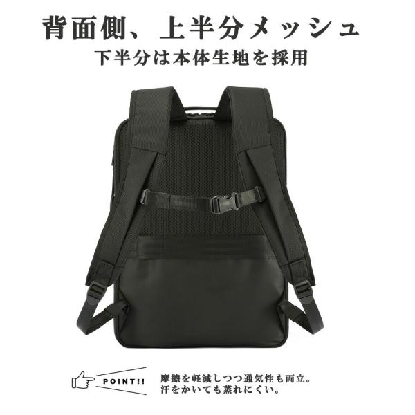 ace.GENE リュック 大容量 ガジェタブルCB2 ビジネスリュック 15-20L リュックサック 通勤 普段使い 男女兼用 ユニセックス ギフト プレゼント ブラック 20024_10