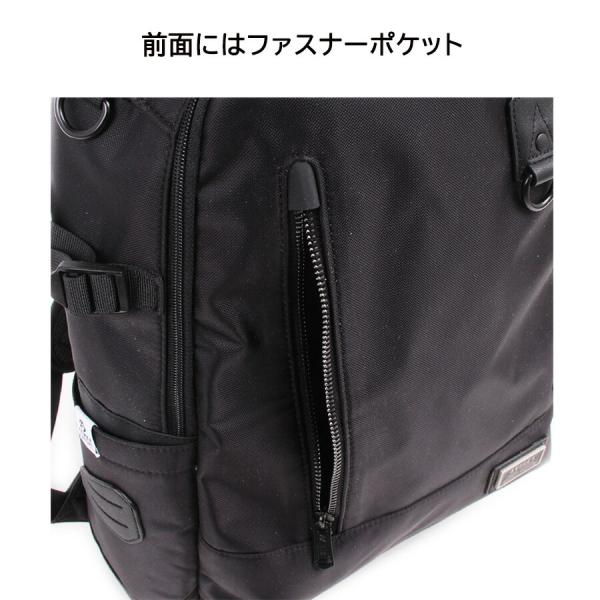 AVIREX ax2053 ソリッド デイパック リュック 大容量 鞄 カバン かばん バッグ 普段使い 使いやすい ミリタリー メンズ プレゼント ギフト ブラック 父の日_4