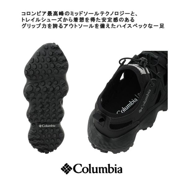 Columbia スライブリバイブ もの言う花ダル サンダル 軽さ 通気性 歩き分かりやすい 靴 くつ クツ シューズ メンズ レディース 差し上げ物 差し上げ物 黒いこと yl7787