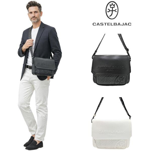 CASTELBAJAC ノワ B5ショルダーバッグ ショルダーバック ショルダー 斜め掛けバッグ 斜め掛け メンズ レディース 男女兼用 ギフト プレゼント ブラック 029172