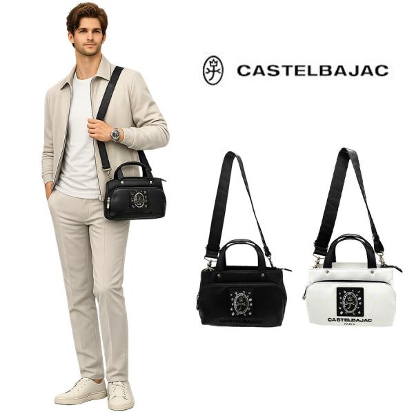 CASTELBAJAC フルール 2wayトートバッグ ショルダー 斜め掛け 手持ち 普段使い 使いやすい メンズ レディース 男女兼用 ギフト プレゼント ブラック 042521