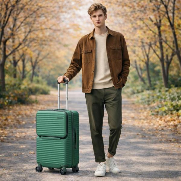 EDGELINK クルーズボックス グリント スーツケース 64L キャリーケース 旅行 出張 エッジリンク メンズ レディース ギフト プレゼント ブラック 09143_4
