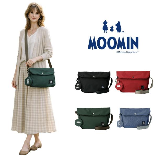 【MOOMIN】 rmnk02 ショルダーバッグ 斜め掛け かばん 肩掛け サブバッグ 鞄 バッグ ムーミン ミィ スナフキン ポーチ付き コンパクト プレゼント 贈り物 ギフト