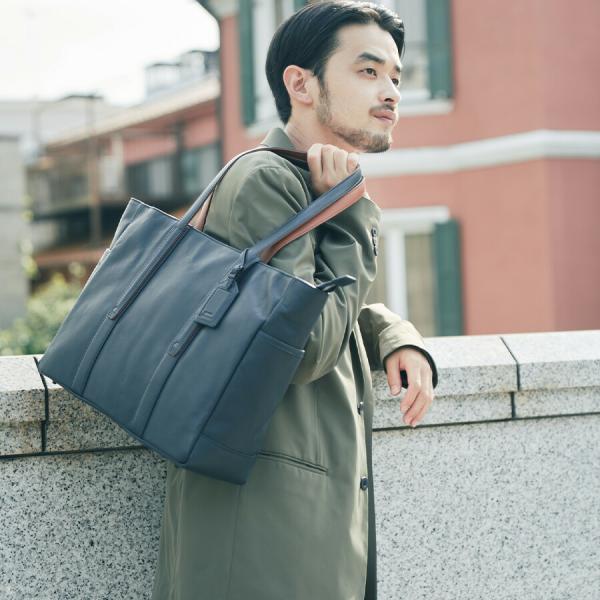 SOLATINA sbg-00010 トートバッグ A4サイズ対応 鞄 カバン かばん バッグ 普段使い 使いやすい 通勤 ビジネス 牛革 レザー メンズ プレゼント ギフト ブラック_6