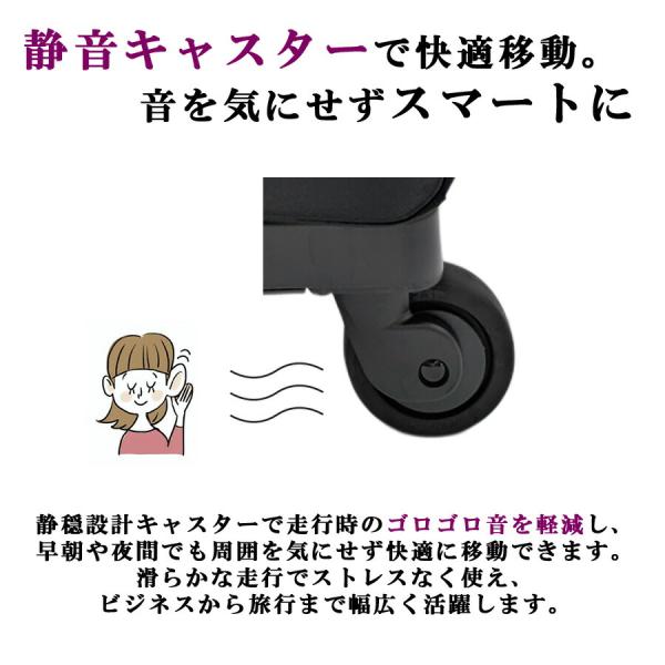 SWANY ジップVII ショッピングキャリー お買い物キャリー 普段使い 使いやすい スワニー レディース ギフト プレゼント 母の日 敬老の日 ブラック d583l21_6