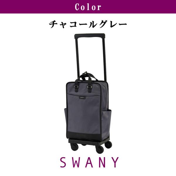 SWANY ベール ショッピングキャリー お買い物キャリー 普段使い 使いやすい スワニー レディース ギフト プレゼント 母の日 敬老の日 グレー d707l21_14