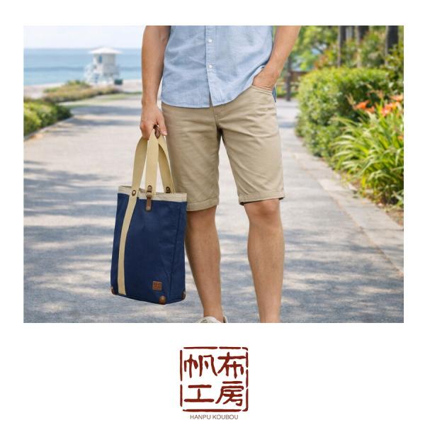 帆布工房 LAYERED 多機能トートバッグ トートバック トート 大容量 肩掛け 日本製 シンプル メンズ レディース 男女兼用 ギフト プレゼント カーキ 3j40_3