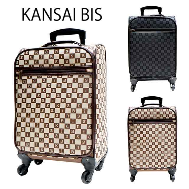 KANSAI BIS カンサイビズ 33L ソフトキャリーバッグ 19901 バロン キャリー バッグ ソフトタイプ 旅行 機内持ち込み可能 買い物 ブラック