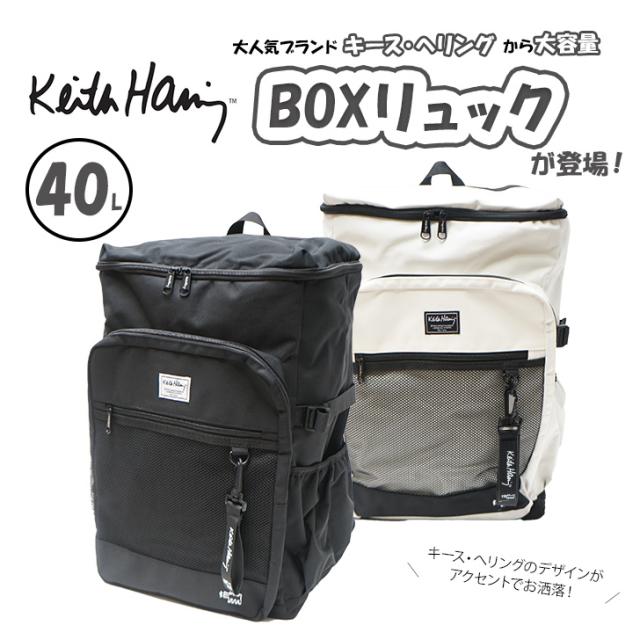 Keith Haring】リュック 大容量 スクエアバックパック40L キース 