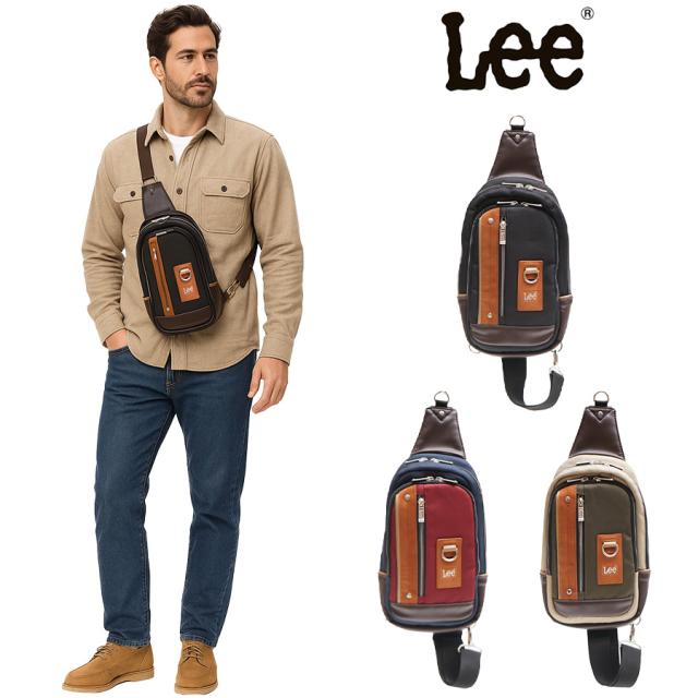【ポイント10倍】Lee リー  クリーチャー ボディバッグ 320-3741 ショルダーバック メンズ ブランド 斜めがけ かっこいい 肩掛け 通勤 通学 自転車 バイク 旅行 サイクリング creature クリーチャー メンズバッグの通販は 7,590円