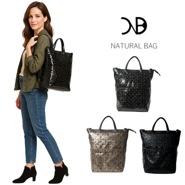 【当店オリジナルエコバッグプレゼント中！】【NATURALBAG】7137 トートリュック かばん 手持ち 2WAY カバン 鞄 バッグ トート リュック 軽量 普段使い ナチュラルバッグ 使いやすい 丈夫 かわいい おしゃれ プレゼント ギフト 母の日 敬老の日 日本製
