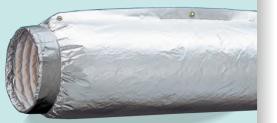 タイロン　グラスダクト　フレキシブル　CK-2型　(ハトメタイプ)　定尺品　250φ×10ｍの通販は 34,893円