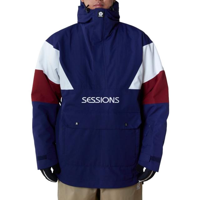 ＳＥＳＳＩＯＮＳ ＣＨＡＯＳ　ＰＵＬＬＯＶＥＲ　　ＪＡＣＫＥＴ スノーボード Ｍジャケット 24SSFW230013NAV
